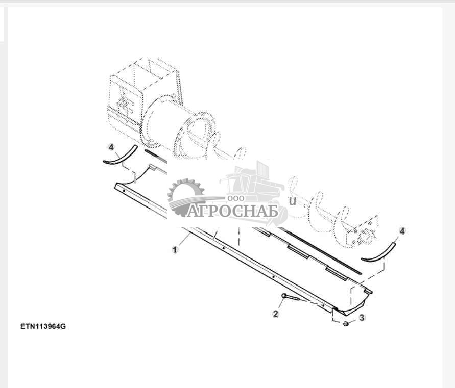 Дверца, нижнего шнека 